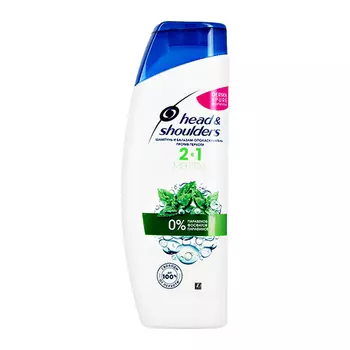 Шампунь и бальзам-ополаскиватель для волос HEAD &amp; SHOULDERS МЕНТОЛ 2 в 1 против перхоти 300 мл