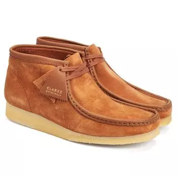 Мужские ботинки Clarks(Wallabee Boot 26154818), коричневые