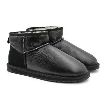 Мужские ботинки из овчины (угги) EMU Australia(Townsend Micro M12282), черные