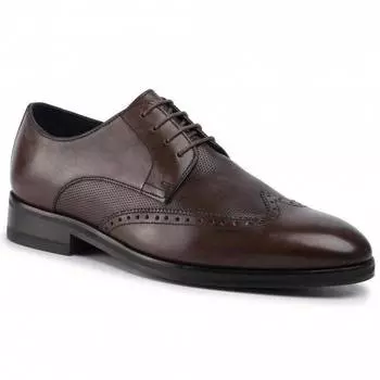 Мужские дерби брогированные JOOP (pero kleitos brouge lace up yb4 4140004393), коричневые