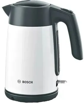 Чайник электрический Bosch 1.7л. 2.4 кВт, металл/пластик, серебристый/черный (TWK7L461)