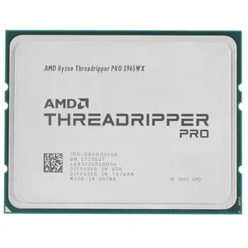 Процессор AMD Ryzen Threadripper PRO-5965WX Castle Peak, 24C/48T, 3800MHz 128Mb TDP-280 Вт sWRX8 tray (OEM) (100-000000446)