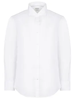 Рубашка Slim Fit хлопковая BRUNELLO CUCINELLI