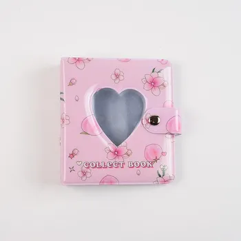 2x3 дюйма милое сердце 20 рукавов Instax мини-альбом желе цветной фотоальбом для наклеек фотокарточка 11 9 7 s 8 25 альбом держатель для книг Cherry