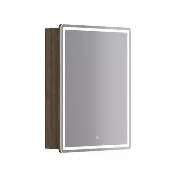 Зеркало-шкаф Sancos Mirror 60 с подсветкой, дуб чарльстон