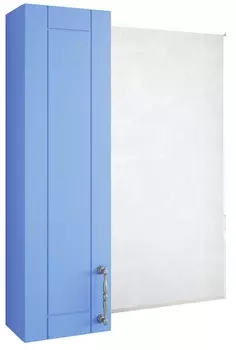 Зеркало-шкаф Sanflor Глория 65 L голубой