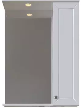 Зеркало-шкаф SanStar Бриз 60 П, 1/дв, белый
