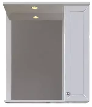 Зеркало-шкаф SanStar Бриз 70 П, 1/дв, белый