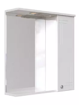 Зеркало-шкаф SanStar Июнь 60 П, 1/дв, белый