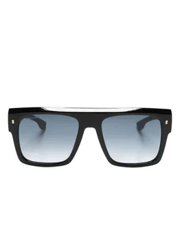 DSQUARED2 EYEWEAR солнцезащитные очки D20127S в квадратной оправе, черный