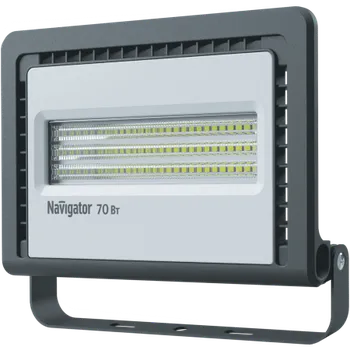 Прожектор светодиодный Navigator NFL-01-70-4K-LED, 70Вт, 5950лм, 4000K, Ra:80, IP65, черный (14147)