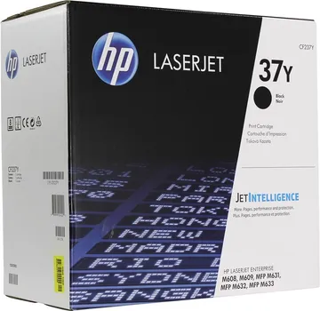 Картридж лазерный HP 37Y/CF237Y, черный, 41000 страниц, оригинальный для HP LJ Enterprise M608/609/631/632/633