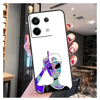 Забавный чехол с изображением инопланетянина для Xiaomi Redmi Note 13 12 10 9 8 11 Pro 12S 11S 10S 9S Remdi 13C 9C 10C 12C Redmi Note 12S