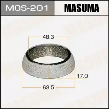 Прокладка глушителя MASUMA MOS201
