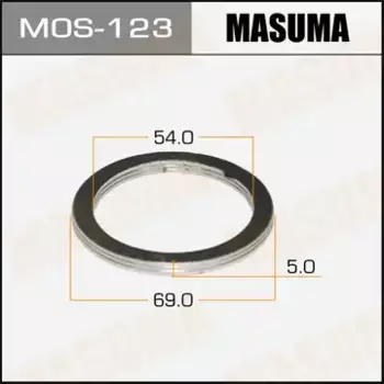 Прокладка глушителя MASUMA MOS123