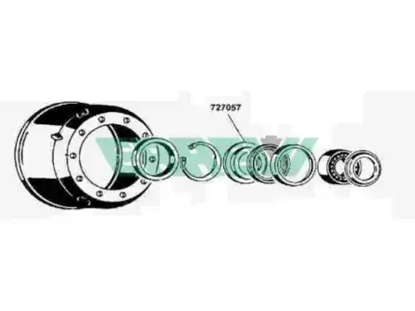 кольцо ступицы металл! стопорная шайба 97/135/159x22 \BPW ECO 10t 727057 ERREVI