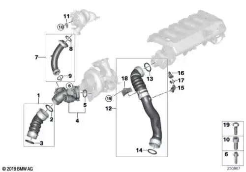 Кольцо уплотнительное автомобильное BMW 11 61 7 790 547