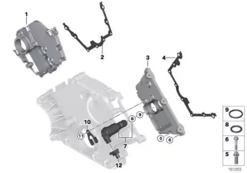 Кольцо уплотнительное автомобильное BMW 11 36 7 513 222