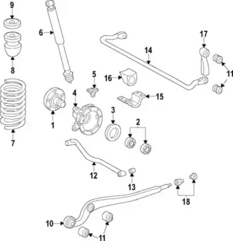 Кольцо уплотнительное автомобильное MB 463 334 01 59