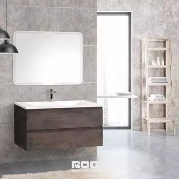 Комплект мебели Cezares Molveno 46 80х50 подвесной коричневый