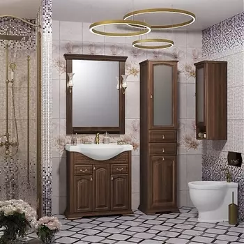 Комплект мебели Opadiris Риспекто 80 темное дерево