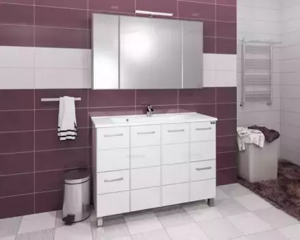 Комплект мебели Санта Омега 120 белый