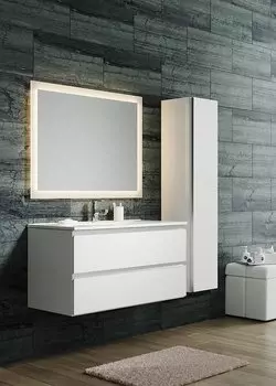 Комплект мебели Sanvit Авеню-2 100 белый глянец