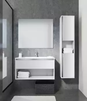 Комплект мебели Sanvit Контур 60 белый глянец