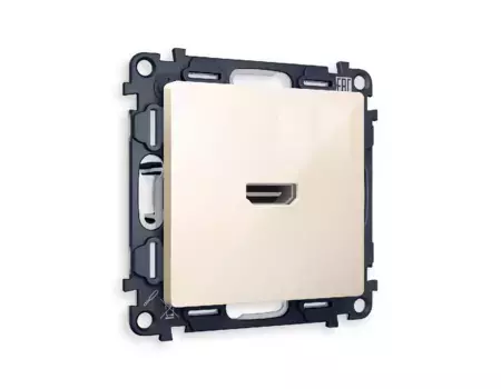 Комплект механизма розетки HDMI 2.0 40V/500mA 2.0GHz 5-18Gbit/s Ambrella Volt Alfa MA314010