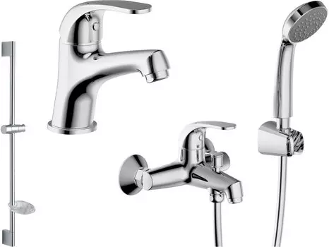 Комплект смесителей Bravat Fit F00315C хром