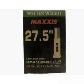 Камера велосипедная MAXXIS WELTER WEIGHT, 27.5"X1.75/2.4, 44/61-584, 0.8 мм, LSV48 (B-C), EIB00139900