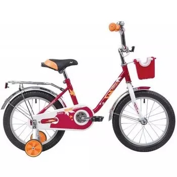 Детский велосипед NOVATRACK MAPLE 16" 2019 (Возраст: 4-6 лет (Рост: 100-115 см), Цвет: красный)