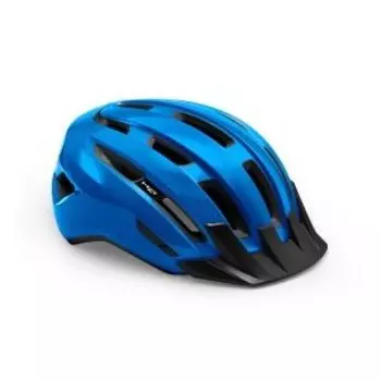 Велошлем Met Downtown BLUE/GLOSSY 2024, 3HM131CE00LBL1