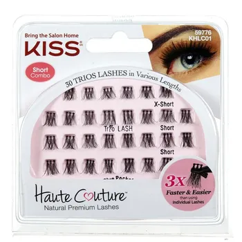 Ресницы Haute Couture Trio — средний цвет KISS, 30 шт.