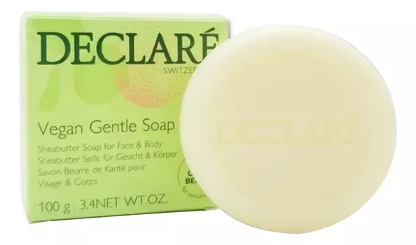 Натуральное мыло для лица и тела Vegan Gentle Soap 100г