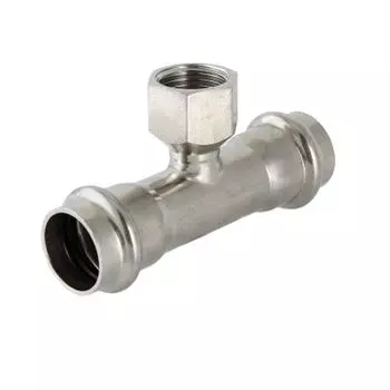 Тройник из нержавеющей стали с ВР Ø28х1" VALTEC