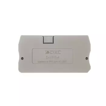 Торцевой изолятор DKC D-VPR-4 для клеммы VPR-4, "Nuputuk"
