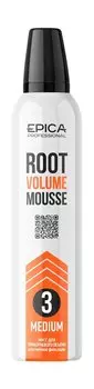 Мусс для прикорневого объема волос средней фиксации Epica Professional Root Volume Mousse 3 Medium