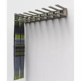 Вешалка серии Премиум-У для беговых лыж на 105 пар, настенная Gefest
