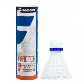 Воланы для бадминтона Babolat Practice, 562005, 6 шт, белый