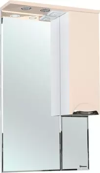 Зеркало Bellezza Альфа R 55 бежевое