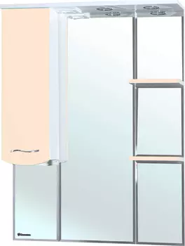 Зеркало Bellezza Мари L 85 белое, бежевое