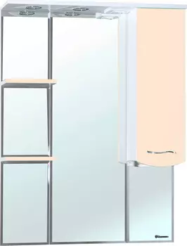 Зеркало Bellezza Мари R 85 белое, бежевое