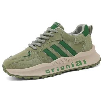 Men s Retro Running Shoes Vintage Style Casual Sneakers with Cushioning Tech, Breathable Tennis Shoes for Daily Wear/Gym/Jogging (Gray/White) 39 красный