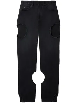 Прямые джинсы Meteor OFF-WHITE, черный