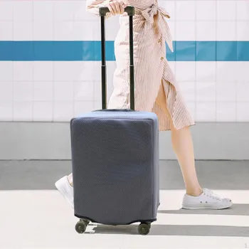 Чехол для чемодана, Толстый, Гибкий, Идеальный 20 to 22inch Black