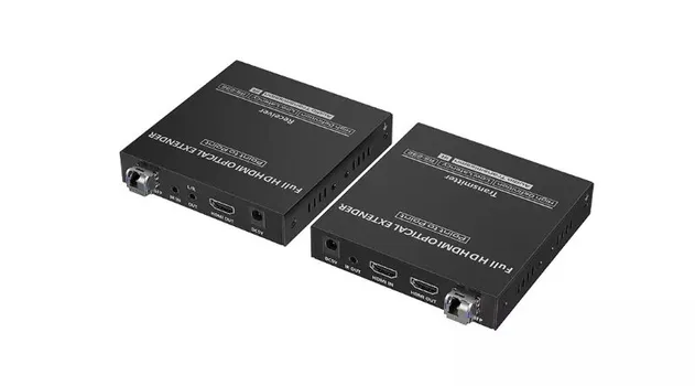Удлинитель HDMI LENKENG LKV651 по оптическому кабелю, FullHD, до 40 км