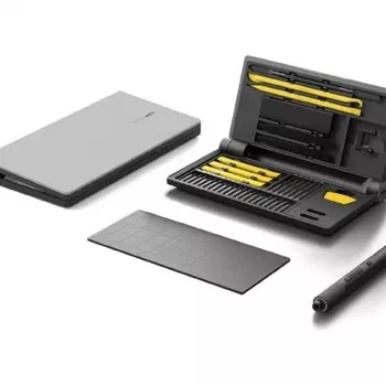 Набор инструментов для точных работ HOTO Precision Screwdriver Kit Pro (чёрный, жёлтый, QWLSD012)