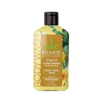 Гель для душа Original Floral & Banana увлажняющий для чувствительной кожи Hempz