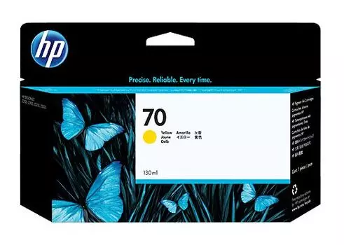 Картридж HP C9454A №70 для HP DJ Z2100 Z3100 желтый